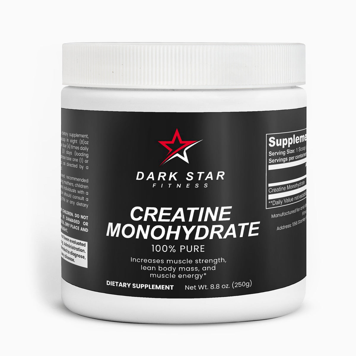 Dark Star Creatine Monohydrate Unflavored