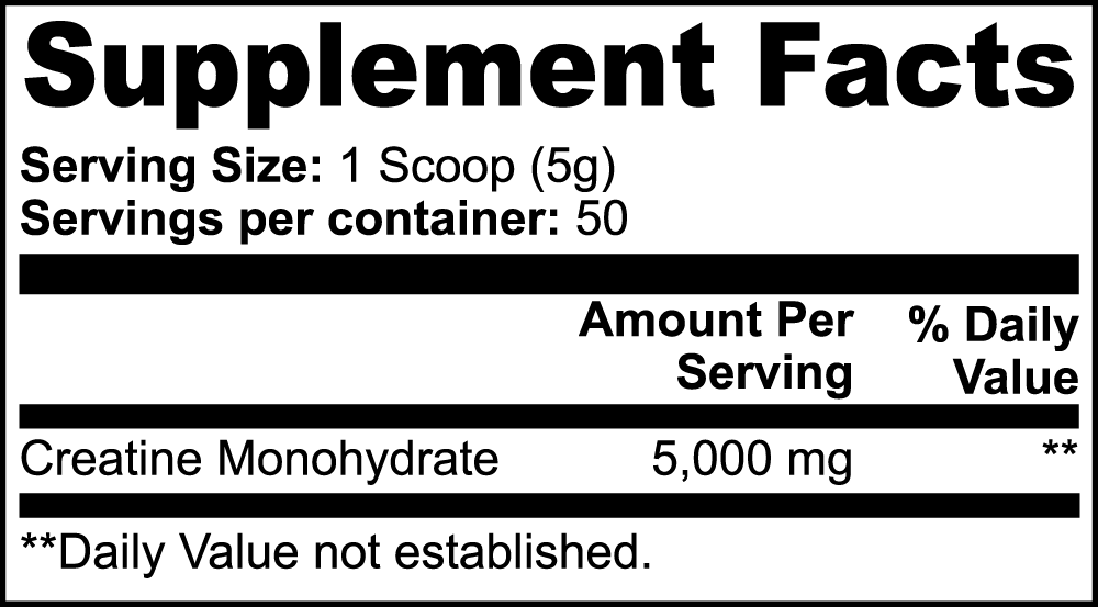 Dark Star Creatine Monohydrate Unflavored