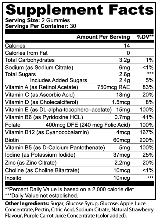 Dark Star Multivitamin Gummies (Adult)